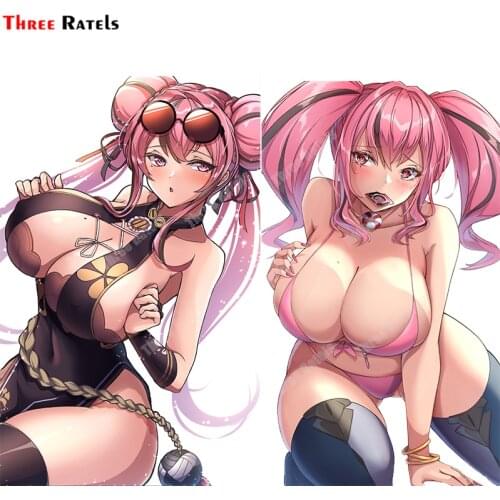 Three Ratels A698 Bremerton Azur Lane Big Tits Sexy Girl Sticker For Bedroom Wall &Toilet Mirror Decoration Waterproof Protected
