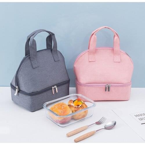 High Capacity Lunch Bag Portable Food Fruit Cooler Pouch Kids outdoor Camping Picnic Keep Fresh Insulated Pack Handbag Supplies