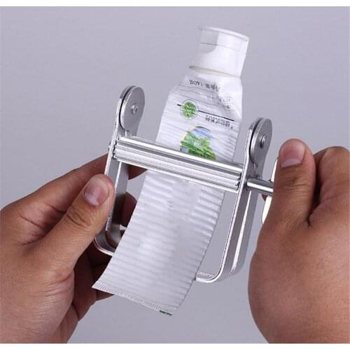 1pcs Tube Squeezer Lazy Toothpaste Dispenser Metal Squeezing Tools Hair Color Dye Cosmetic Paint Squeezer Tube Wringer