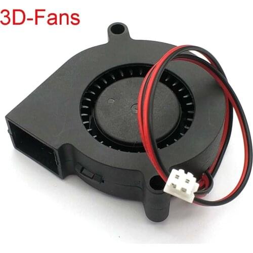 A8 A6 5015 Air Blower 5V 12V 24V Ultra-quiet Oil Bearing About 5000 RPM Turbo Small Fan For 3D Printer