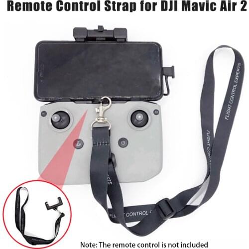 Clip Mount Easy Install With Hook Strap Anti-fall Breathable Remote Controller Lanyard Drone Accessories For DJI Mavic Air 2