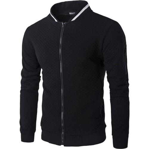 Patchwork Baseball Jacket Men Zipper Outwear Autumn Spring Sweatshirt Black Loose Hip Hop Streetwear Men Casual Windbreaker Coat