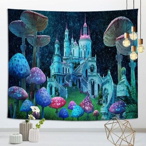 Big Size MushroomTapestry Ins Household Bedside Decoration Cloth Hanging Tapiz Tapestry Wall Hanging Tapestries Room Decor