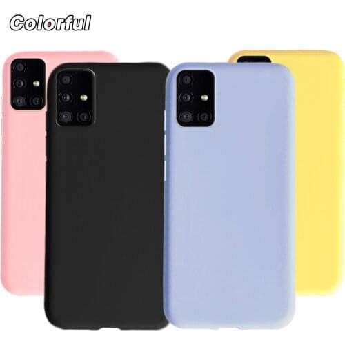 For Samsung A51 5G Case GalaxyA51 (4G) Cover Candy Color Silicone Soft Protective Shell For Samsung Galaxy A515F A516B A 51 A51