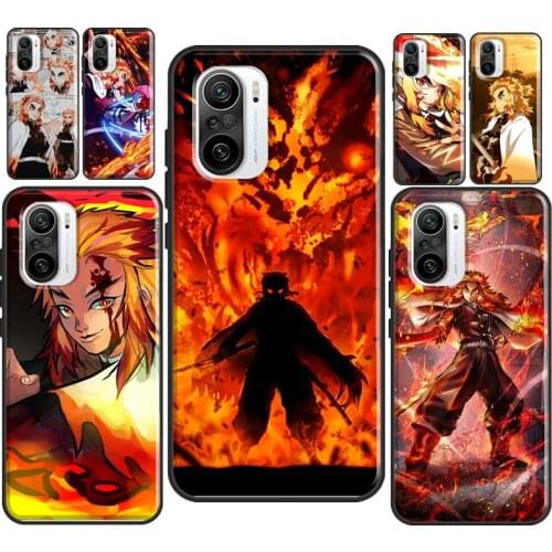 Rengoku Kyoujurou Demon Slayer For Xiaomi Mi 10T Pro 9T Mi Note 10 Lite 11 Ultra Case For POCO M3 F3 X3 Pro Back Cover