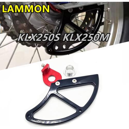 For KAWASAKI KLX250S KLX250M D-TRACKER 2008-2019 2020 2021 Motorcycle Accessories Rear Brake Disc Guard Protection