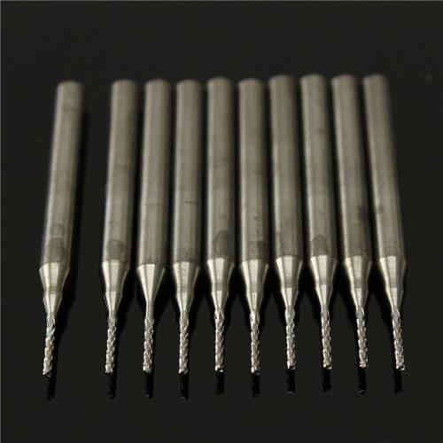Drill Woodworking Sale Brocas Furadeira Power Tool 2 Sets/lot _ 10pcs 3.175mm Tungsten Steel Milling Cutter Bits End Mills