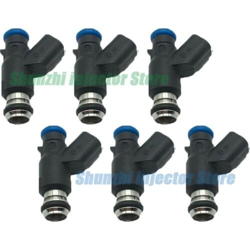 6pcs Fuel Injector Nozzle For FIT Mitsubishi Junjie 4G93 1.8L L4 2000-2016 OEM:25377440 2537 7440