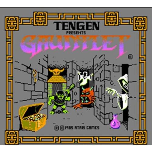 Gauntlet 60 Pins English Version Game Cartridge for 8 Bit 60pin Game Console Region Free