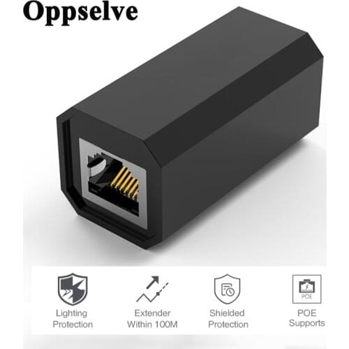 RJ45 Connector 8P8C Female to Female Extender LAN Connector Adapter Cat7/Cat6/Cat5e Ethernet Cable Extension Cable Modular Plug