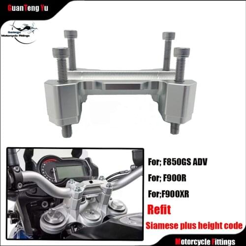 For BMW F850GS 2018-2021 Motorcycle F850GSAdventure ADV NEW Handlebar Riser Extend Handle Bar Top Mount Clamp Adapter F850 GS