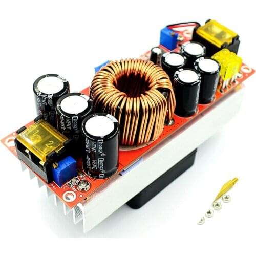 1500W DC-DC Voltage Converter CV Boost Converter Step Up Adjustable Module Power Supply DC 12-60V to 12V-90V Regulator