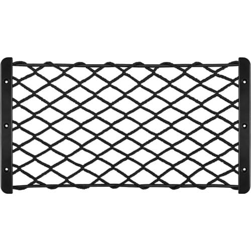 Universal Car Back Rear Mesh Trunk Seat Elastic String Net Self-tapping screws Storage Pocket Cage Auto Organizer Seat Back Bag