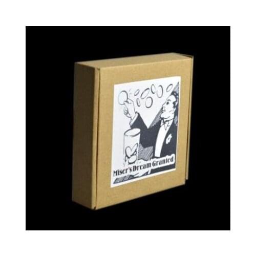 Misers Dream Granted (DVD+Gimmick) Magic Tricks Coin Appearing Magia Close Up Illusion Props Accessories Mentalism Comedy