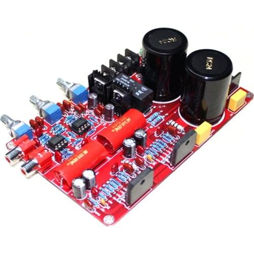YJ00198-2×10000UF 68W*2 LM3886TF+NE5532 Tuning Finished Power Amplifier Board (Luxury Type)