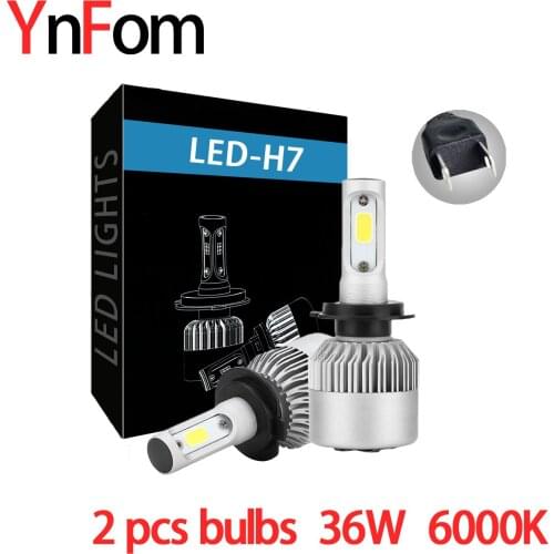 YNFOM LED lamp H7 is used for low light, high light and fog light positions on various cars of Volvo, Toyota and Porsche
