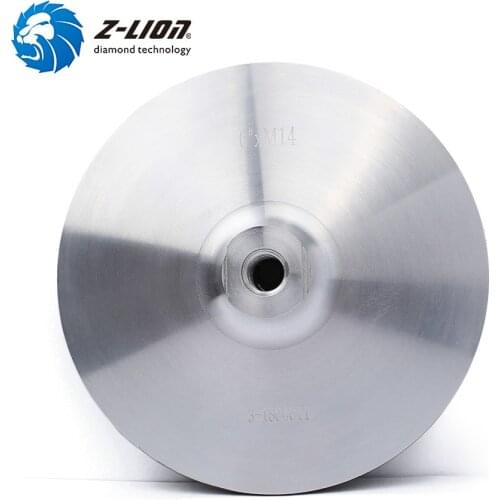 Z-LION 6 Inch Aluminum Base Backer Pads With M14 Thread For Diamond Polishing Pads Backing Disc Sanding Grinding Backing Holder