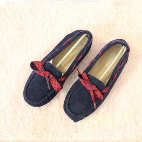 100% natural wool leather ladies flat shoes new fashion women moccasins casual shoes large size spring and summer shoes