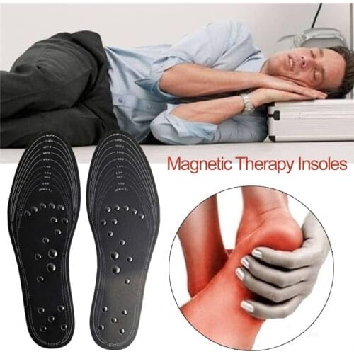 1Pair Shoe Cotton Insoles Feet Magnetic Therapy Health Care for Men Comfort Pads Foot Care Relaxation Gifts Foot Massager