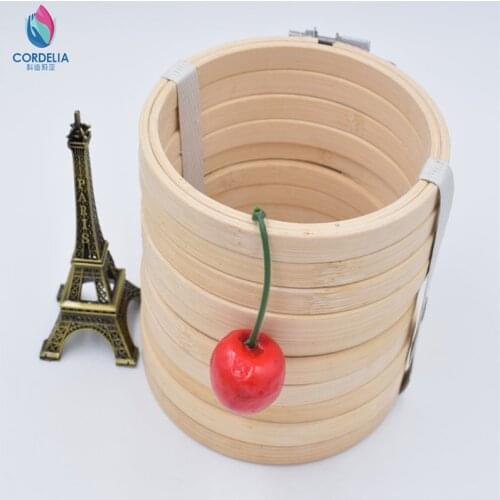 10 pcs 10cm circular embroidery bamboo hoops as cross stitch frame photo as DIY patchwork accessories tools as innovative item