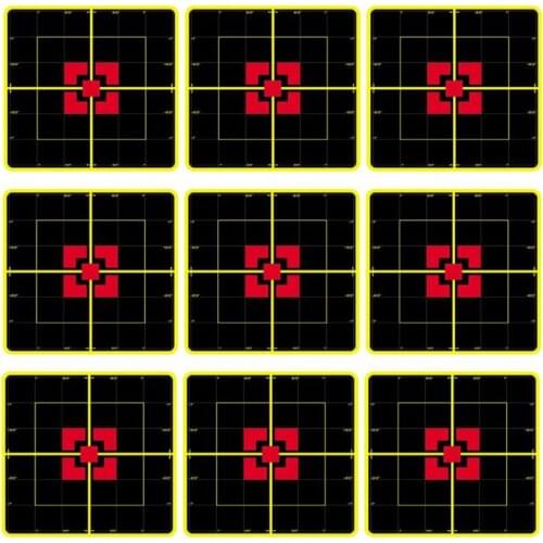 10pcs Splatter Shooting Targets 10/5/3 Inch Gun Target for Shooting Range Target Stickers for BB Gun, Pellet Gun, Airsoft, Rifle
