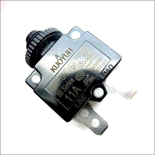 3Pcs Taiwan KUOYUH Overcurrent Protector Overload Switch 88 Series 11A