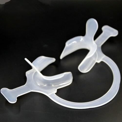 5PCS Dental Material Orthodontic C Type Transparent Tooth Intraoral Lip Cheek Retractor Mouth Opener Dentistry Tool