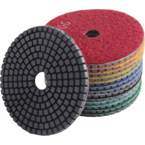 3 Inch / 4 Inch Diamond Polishing Pads Grit 50-3000 Wet Polishing Pad Stone Granite Marble Diamond Abrasive Tools
