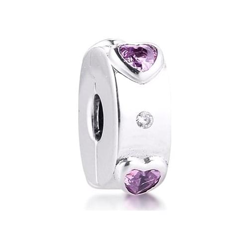 CKK Fit Pandora Bracelet 925 Sterling Silver Explosion of Love Clip Beads Charms DIY Jewelry Making Wholesale