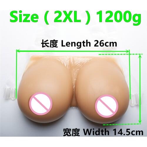 D cup 1200 g/pair Crossdresser Suntan Silicone Breast water Droplets Types Of Transsexuals Fake Breasts one-piece Drag Breast