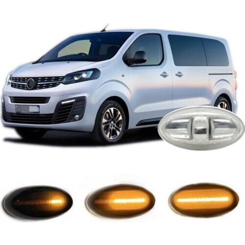For Opel Vauxhall Zafira Life Vivaro C Combo X19 2018 2019 2020 2021 Dynamic LED Indicator Side Marker Signal Accessories