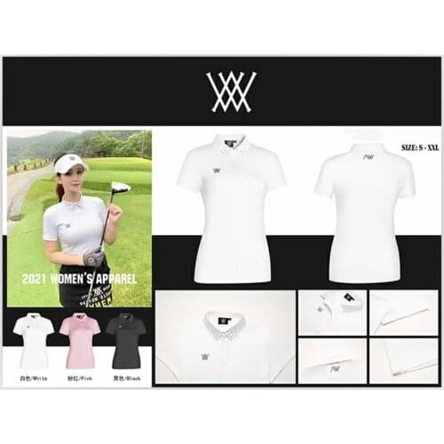 Korean fashion golf T-shirt short sleeve golf jacket 3 kinds Color outdoor leisure sports short sleeve free shipping