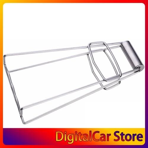 Multifunction Foldable Stainless Steel Food Clip Hot Dish Lifter Retriever Bowl Clip Pots Crockery Holder Clamp Kitchen Tongs