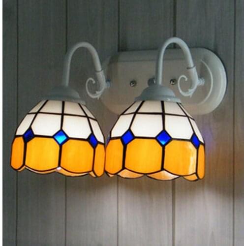 Fashion tiffany Mermaid mirror light fashion rustic wall lamp bed lamps