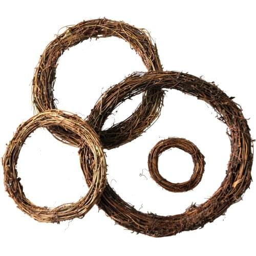 Ougual DIY Crafts Natural Grapevine Wreaths