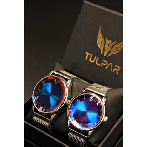 Custom Box Couple Wrist watch Magnet Cord Analog Dear Watches