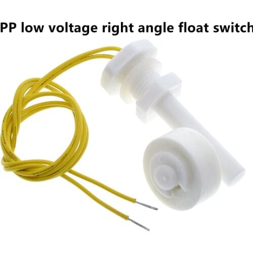 PP low pressure right angle float switch Liquid level switch Water level switch Liquid level sensor Anticorrosive plastic float