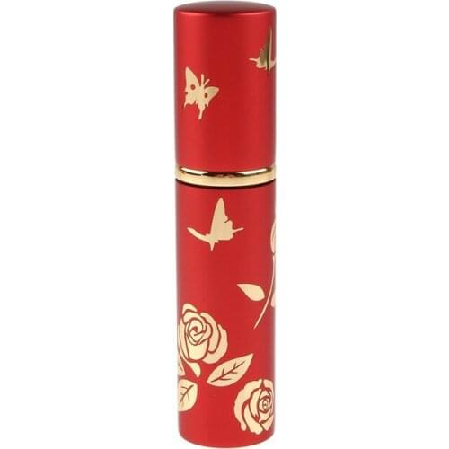 Spray Atomizer Pump Bottle Perfume Bottle Glass 10ml Portable Mini Refillable Tank Metal Case Aluminum Empty Cosmetic Containers