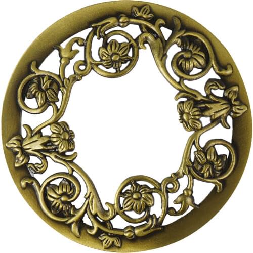 Hand Candle Topper Antique Bronze Flower Style Candle Jars Lid Cover Home Wedding Decor Candle Incense Burner Cover Shade Sleeve