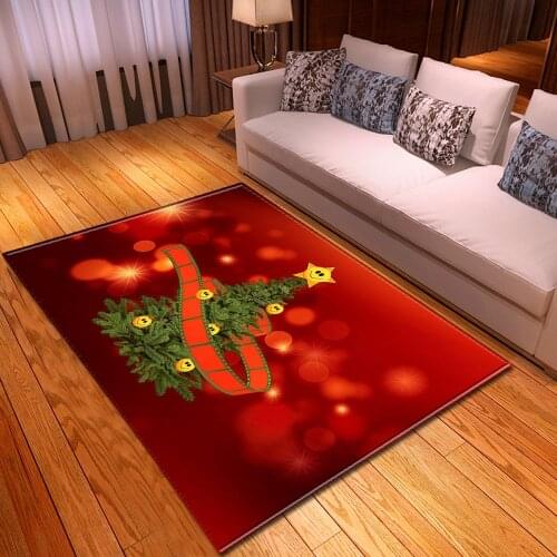 Merry Christmas Holiday Carpet Indoor Outdoor Entrance Doormats Home Decor Carpets for Living room bedroom Xmas party Area Rugs