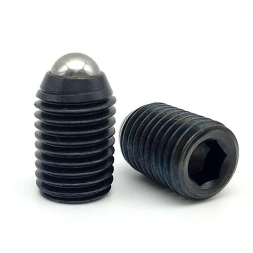 1pcs M16 M20 Wave bead Allen bolt 12.9 positioning spring beads Carbon steel inner hexagon Set screw ZC104-1 25mm-50mm Length