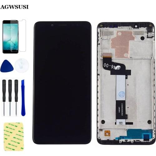 LCD for Xiaomi Redmi Note 5 Pro LCD Screen Note 5 LCD Display Screen Touch Screen Digitizer Sensor Panel Assembly Frame