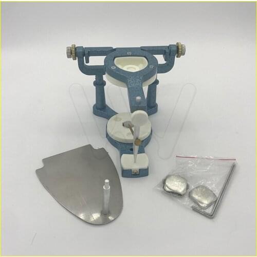 1 Pieces Dental Laboratory Equipment Big Size Silvery Alloy Articulators Adjustable Denture Magnetic Anatomic Articulator