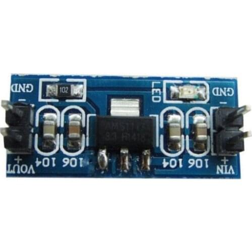 10 pcs AMS1117 5V (4.5-7V) Turn To 3.3V DC-DC Step down Power Supply Buck Module For Arduino Raspberry pi