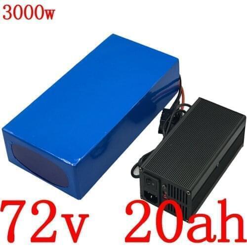 72V Battery 72V 3000W 2000W 1000W Electric Scooter Battery 72V 10AH 12AH 13AH 15AH 16AH 18AH 20AH Electric Bike Lithium Battery