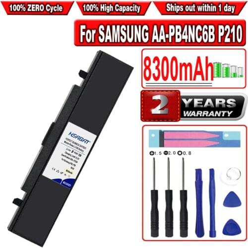 HSABAT 8300mAh Battery for Samsung R560 AA-PB4NC6B R60 P210 P460 P50 P560 P60 Q210 R39 R40 R408 R41 R410 R45 R460 R509 R510