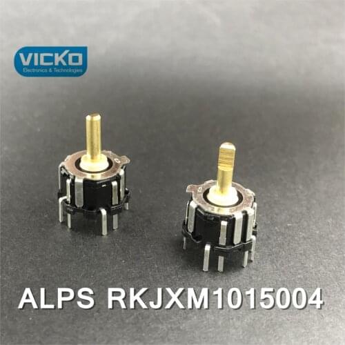 ALPS RKJXM1015004 Japan 8 direction multifunctional joystick switch Middle with push switch metal shaft