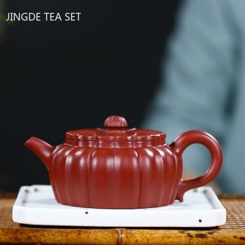 Authentic Chinese Yixing tea pots Purple Clay Teapot Raw ore Dahongpao kettle Handmade Customized Boutique Teaware 250ml