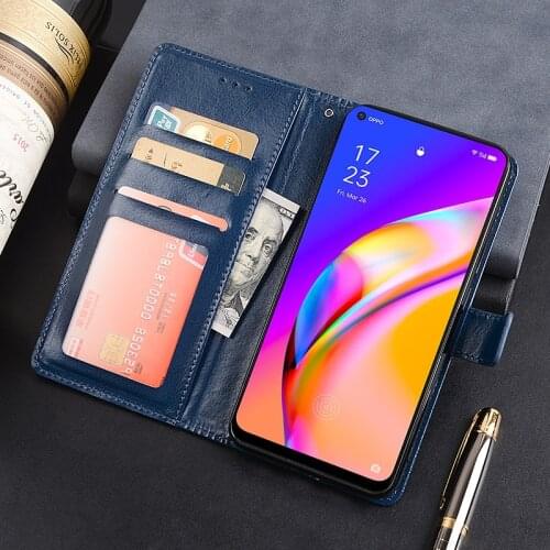 Flip Wallet Case For OPPO A95 5G Leather Cover For OPPO A94 5G Phone Case Funda Capa Coque