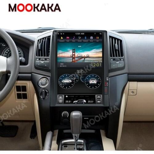 For Toyota Land Cruiser lc200 2008-2015 64GB Tesla Screen DSP Carplay Android 9 Car Multimedia Player GPS Radio Stereo Head Unit